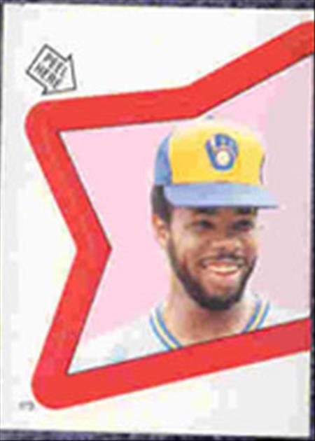 1983 Topps Baseball Stickers     173     Cecil Cooper